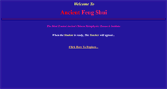 Desktop Screenshot of ancientfengshui.com
