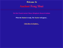 Tablet Screenshot of ancientfengshui.com